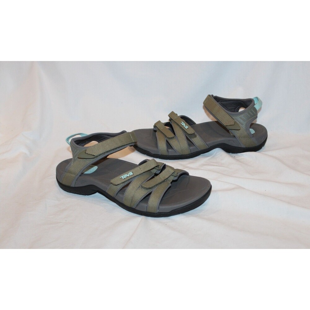 TEVA TIRRA WALKING HIKING SPORT WOMEN'S SANDALS OLIVE NWOB SZ 8